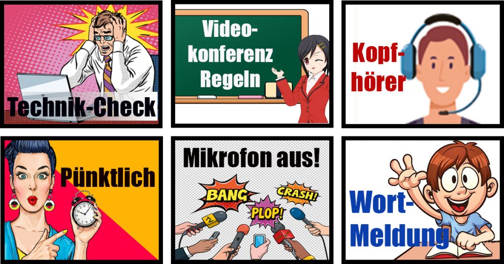 Knigge für Video-Konferenzen